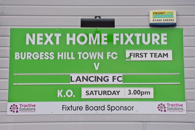 Images from Burgess Hill Town v Lancing, which finished 4-4 in an Isthmian south east thriller