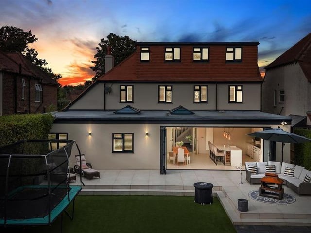 This detached property, which has been comprehensively-extended, has come on the market with Robert Luff & Co priced at £1.2million