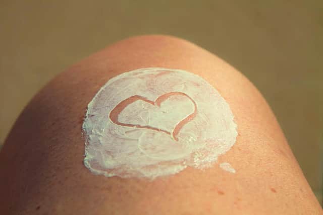 Wearing sun cream is one way to protect yourself from skin damage which can lead to cancer.