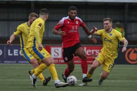 Eastbourne Borough outnumbered against Taunton Town - and they were outdone on the goals front too | Picture: Andy Pelling