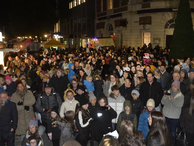 Eastbourne Christmas Lights Switch On (Photo by Jon Rigby)