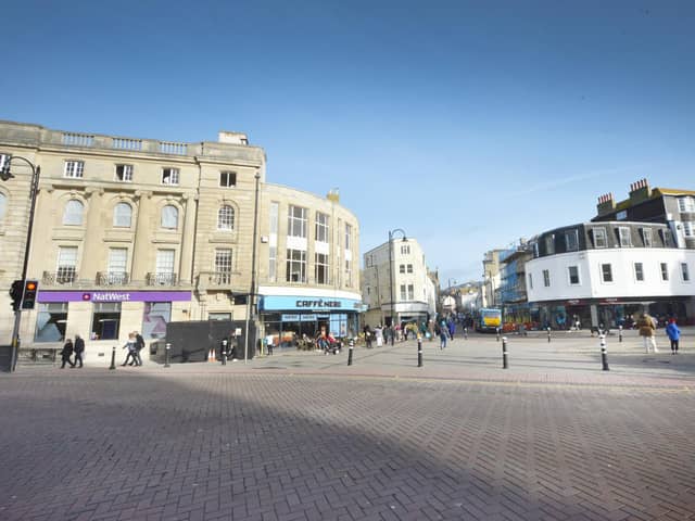 Hastings Town Centre.