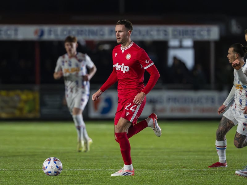 Teddy Jenks (24 Worthing FC) in action during the match between Worthing FC and Dorking Wanderers in the Enterprise National League South at Sussex Transport Community Stadium : Worthing v Dorking Wanderers, National League South