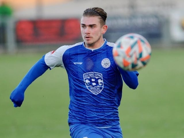 Action from Shoreham's win over AFC Varndeanians in the SCFL premier division