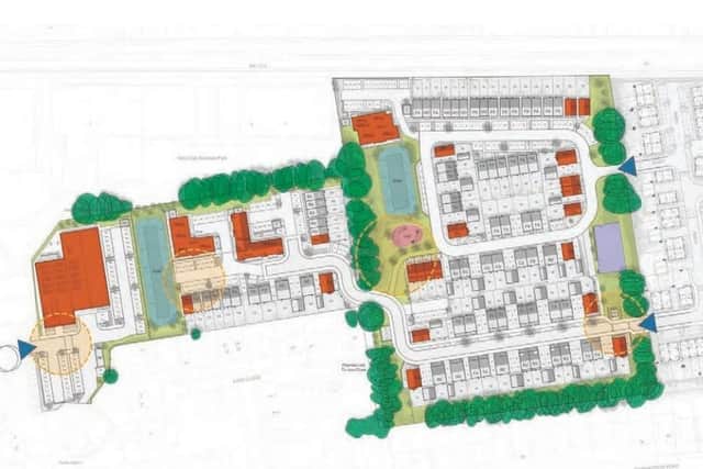 Bellway Homes Southern Counties has submitted a full planning application for 123 homes on the Durrington Gasworks site in Worthing, following notice of the proposed residential development in May. Picture: Bellway