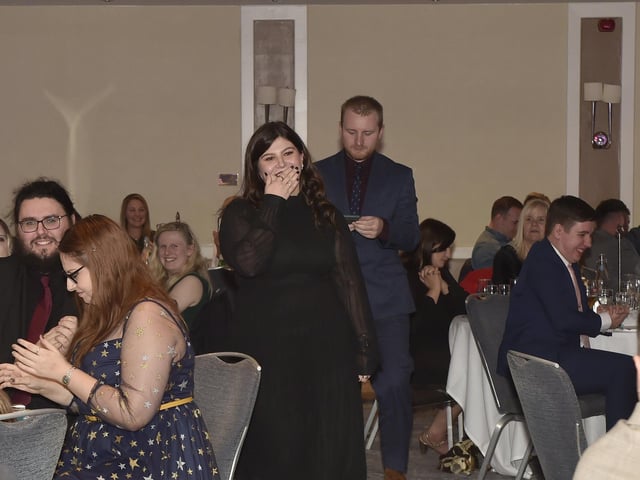 Pictured is: Molly Newman of Silver Lining Convergence, winner of the Mentor of the Year award.