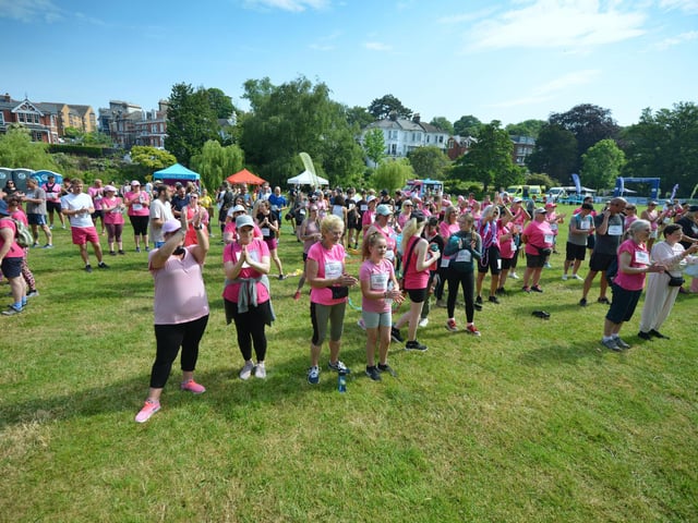 Hastings Race for Life 2023 in Alexandra Park.