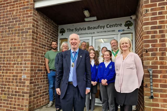 The High Sheriff at the Sylvia Beaufoy Centre