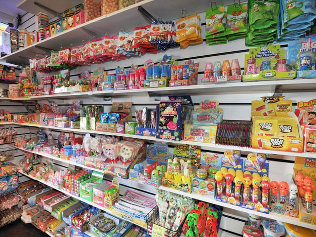 Sweet Cheeks, a new retro sweet shop in Queens Road, Hastings.
