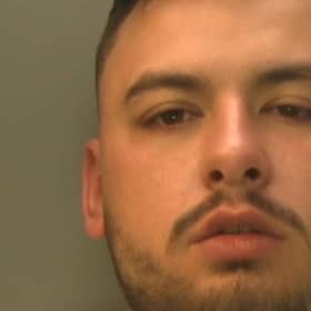 Jailed Crawley thief Ronnie Beckett, 22, pleaded guilty to nine charges. Photo: Sussex Police