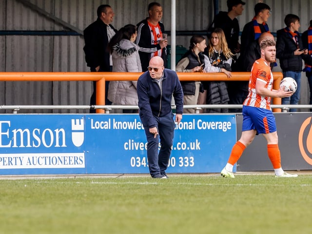 Action from Eastbourne Borough's defeat at Braintree in the National Lague South