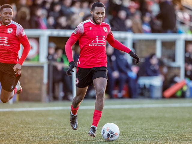 Action from Eastbourne Borough's win over Hungerford Town in the National League South