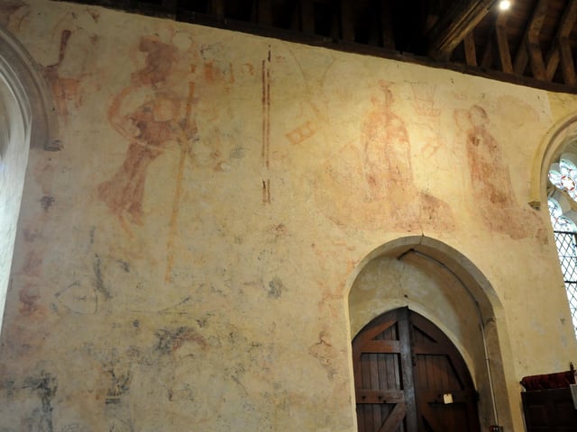 St George's Church in Trotton have placed permission for the restoration of 14th century paintings at the church. Pic S Robards SR2303071