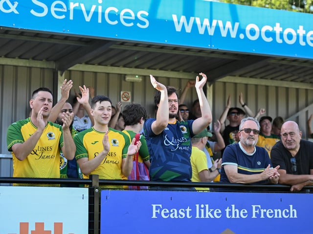 Horsham FC earned a well-deserved point against National League South leaders Dagenham & Redbridge at the Fusion Aviation Community Stadium on Saturday