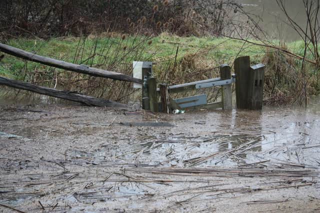 Flooding in the Sussex countryside
