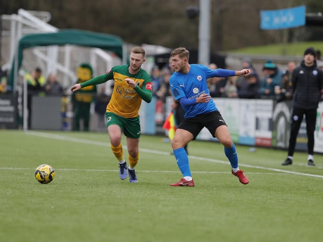 Isthmian Premier action from Horsham's excellent 3-1 home win over play-off chasing Billericay Town on Saturday