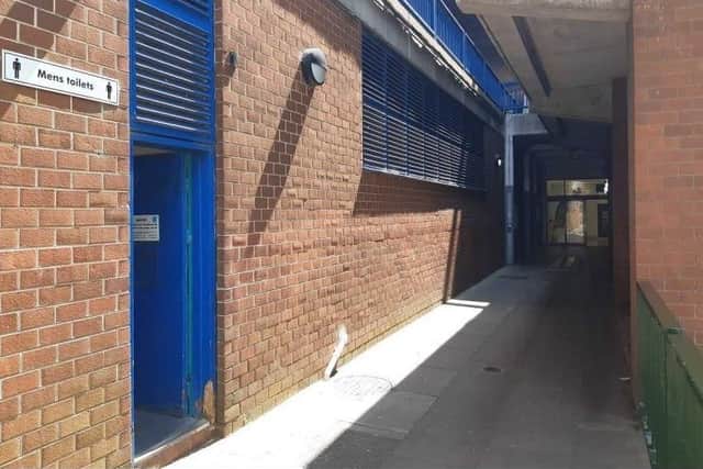 The existing toilets at the Multi Storey Car Park in Worthing High Street (Credit: A&W planning portal)