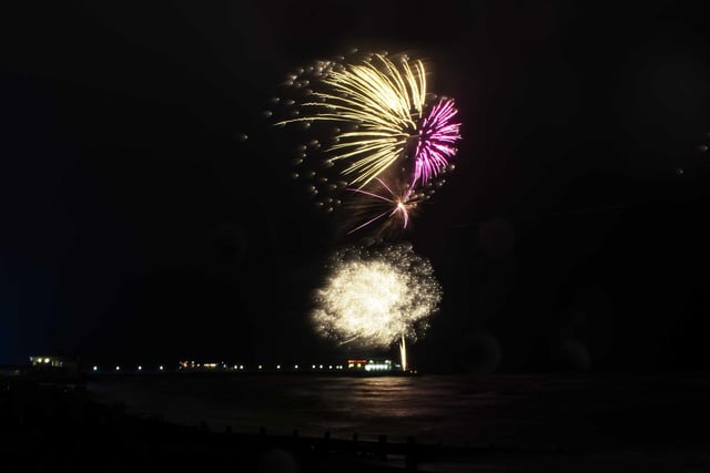 Worthing Lions put on a spectacular free fireworks display for November 5, 2022, and huge crowds turned out to watch, despite torrential rain and high tides