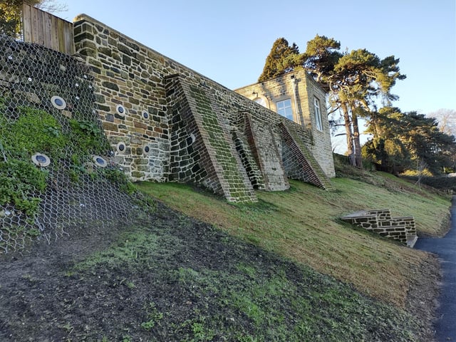 The Hermitage Shimmings Path Wall in Petworth won the Public and Community Award