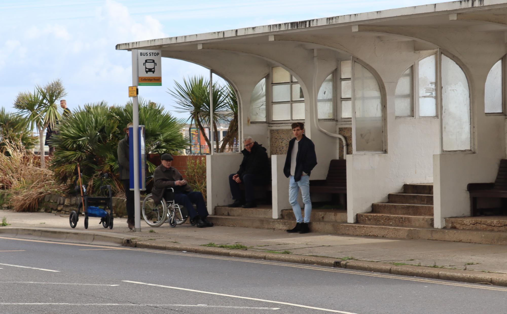Filming on St Leonards seafront on October 6 2022. Picture: Kevin Boorman