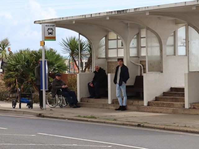 Filming on St Leonards seafront on October 6 2022. Picture: Kevin Boorman