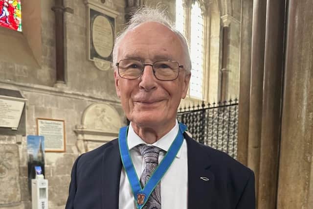 William Holden, St Peter's West Blatchington, awarded the order for his dedicated service since 1938
