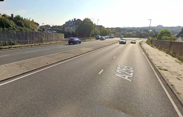 There are roadworks on the A259 in Bexhill on Sunday, December 7. Photo: Google Street View