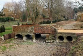 The dried up bed of the River Lavant at the start of 2012. Picture: Kate Shemilt