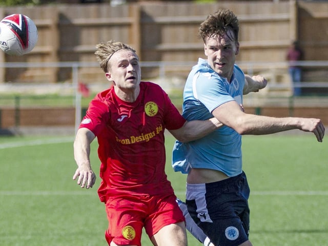 Newhaven FC take on Spelthorne Sports in the FA Cup