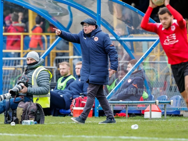 Eastbourne Borough recovered from 2-1 down at half-time to win 3-2 at St Albans City. Picture by Lydia Redman