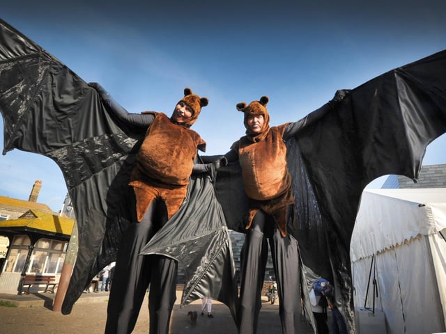 Hastings Storytelling Festival 2024 parade on October 27.