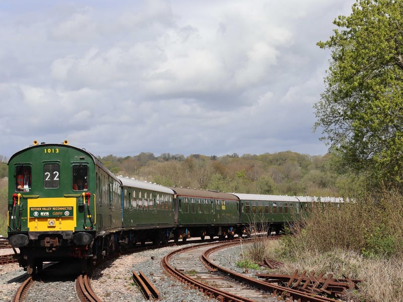 The new station at Robertsbridge Junction officially opens. Photo by Kevin Boorman.