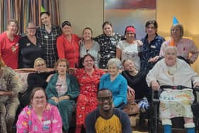 DRESSING DOWN. Team members and residents at Colten Care’s Wellington Grange care home in Chichester