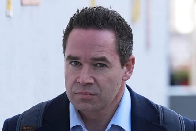 Kieran Hayler outside Lewes Crown Court on Thursday, October 22, 2026. Photo credit: Gareth Fuller/Press Association