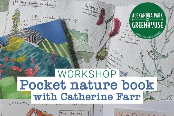 Catherine Farr's workshop will bring spring to your notebook.