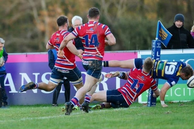 Action from Worthing Raiders v Tonbridge Juddians in National two east