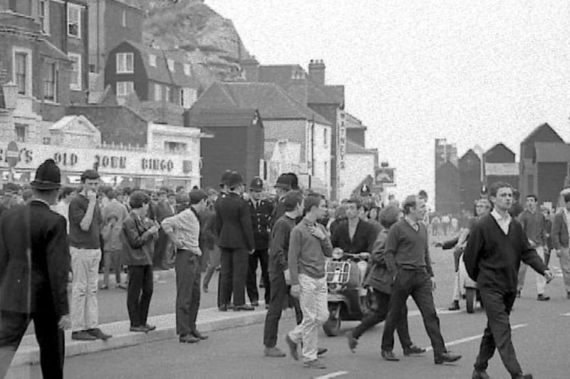 Mods and Rockers clash in Hastings