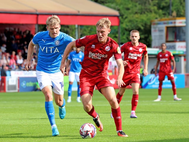 Crawley Town drew 1-1 with Stockport County in their League One encounter at the Broadfield Stadium. Stephen Lawrence/Telephoto Images was there to catch the action