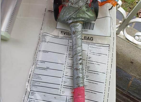 A joint operation between Sussex Search Team and Neighbourhood Policing Team removes ‘grubby’ weapon from Crawley streets