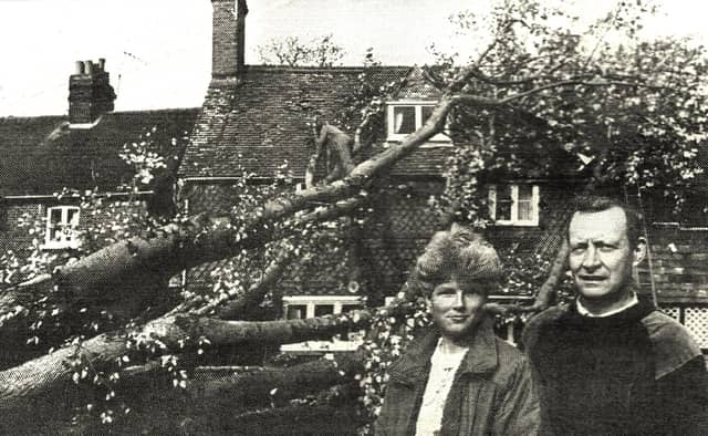Ifield Street after the Great Storm 1987