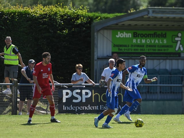 Action photos of Isthmian League Hassocks FC Vs Herne Bay FC : Hassocks FC v Herne Bay FC, Isthmian south east division
