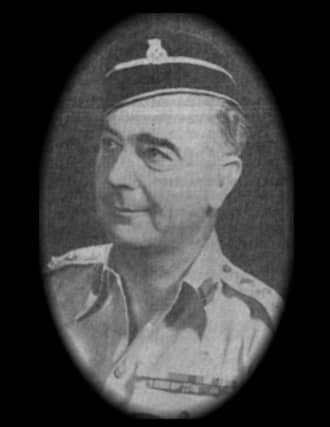 Brig James 'Toby' Andre CBE DSO, stalwart of the Malay Regiment.