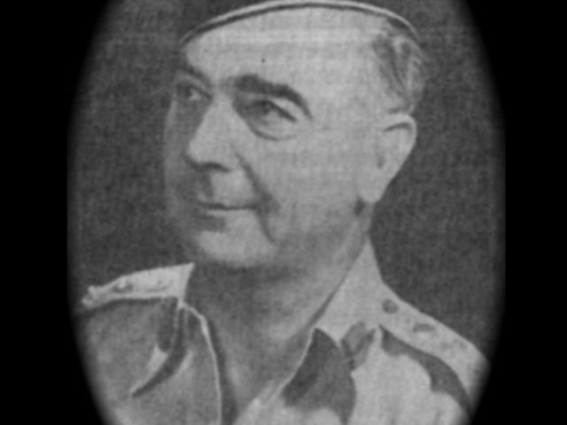 Brig James 'Toby' Andre CBE DSO, stalwart of the Malay Regiment.
