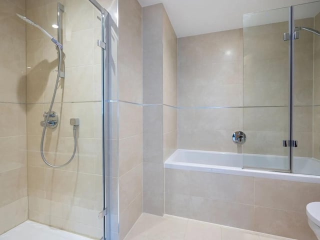 The home has a family bathroom and two en-suite bathrooms