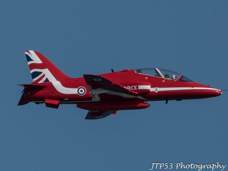Airbourne 2025 - Eastbourne International Air Show. Red Arrows: Photo by Jeff Penfold JTP53 Photography