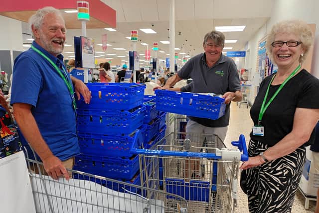 Eastbourne Foodbank's collection at Tesco