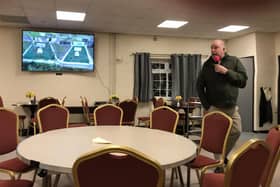 Steve Davis giving his talk
