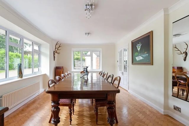 The home also features a double aspect dining room