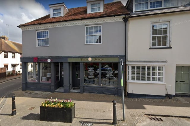 116 High St, Steyning BN44 3RD. 4.9 stars on Google Reviews. One reviewer said: "Absolutely wonderful cafe with lovely staff and service...". Another review said: "Best coffee in the area , lovely cakes, delightful owner"