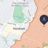 The power cut is the second to hit the Horsham district this week